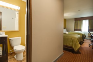 All rooms feature private bathrooms with tub and shower